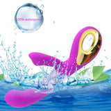 USB Oplaadbaar G-Spot Clitoris Vibrator Paars