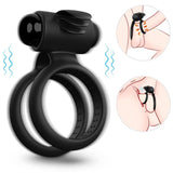 Erodit Siliconen clitoris stimulerende vibratie cockring