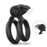 Erodit Siliconen clitoris stimulerende vibratie cockring